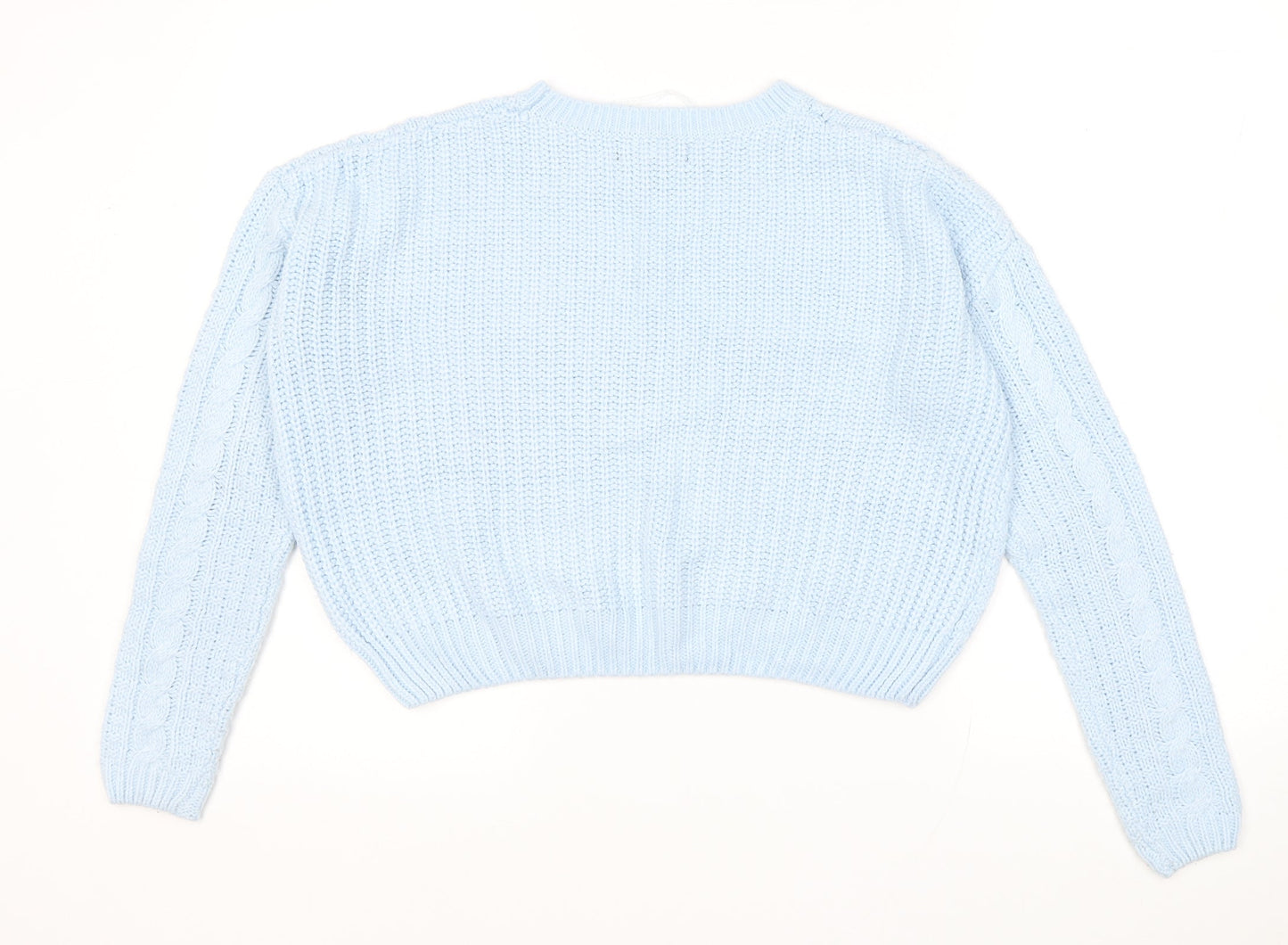 Womens UK Size S Atmosphere Blue Pullover Jumper