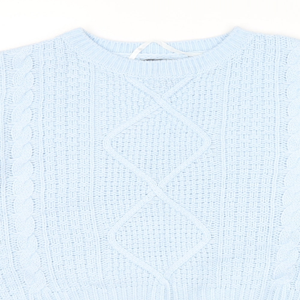 Womens UK Size S Atmosphere Blue Pullover Jumper