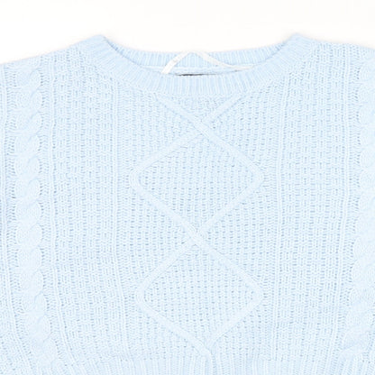 Womens UK Size S Atmosphere Blue Pullover Jumper