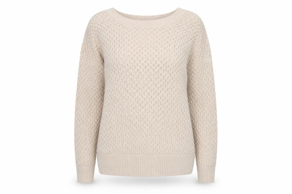 Womens UK Size M Next Beige Pullover Jumper
