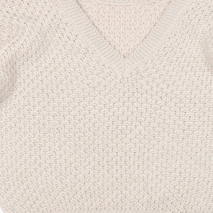Womens UK Size M Next Beige Pullover Jumper