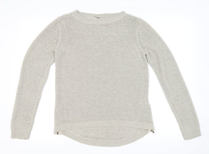 Womens UK Size 12 Street One Beige Pullover Jumper