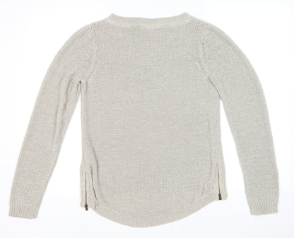 Womens UK Size 12 Street One Beige Pullover Jumper