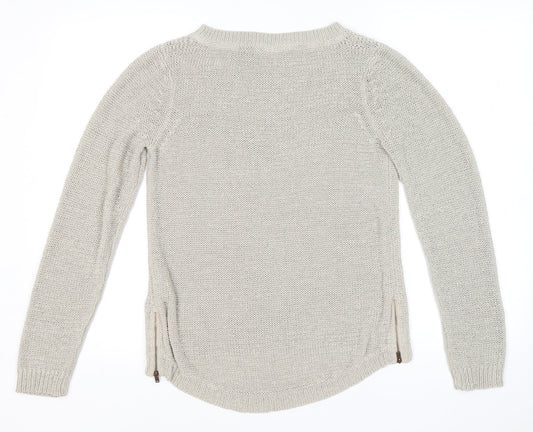 Womens UK Size 12 Street One Beige Pullover Jumper