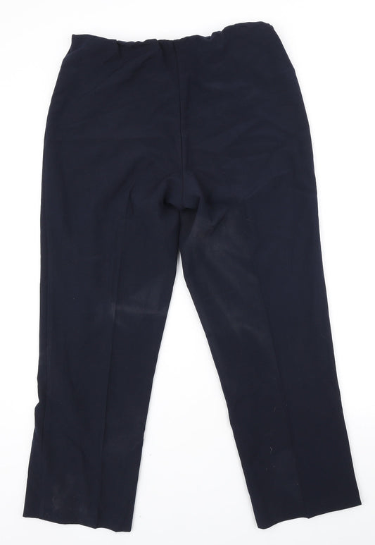 Womens UK Size 14 Sarah Hamilton Regular Fit Sweatpants Blue Trousers