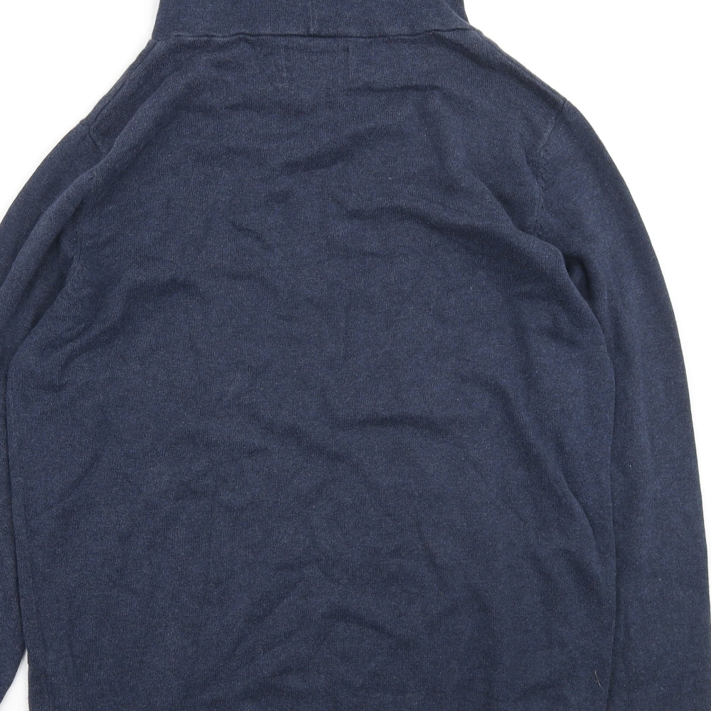 Womens UK Size M Springfield Blue Pullover Jumper