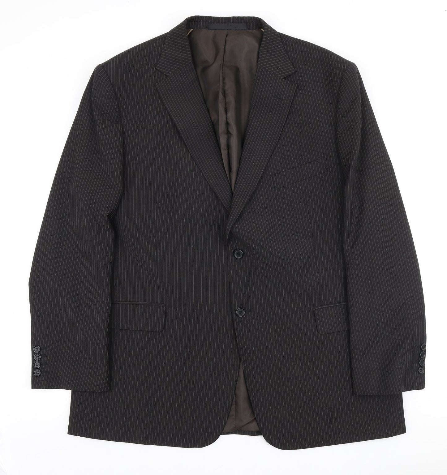 Mens UK Size 46 Marks and Spencer Regular Brown Suit Jacket