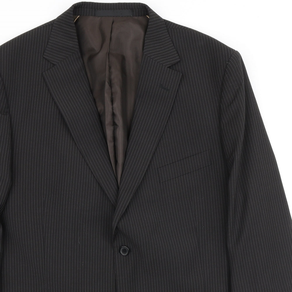 Mens UK Size 46 Marks and Spencer Regular Brown Suit Jacket