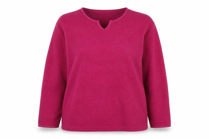 Design Essentials Womens Pink Polyester Pullover Sweatshirt Size XL