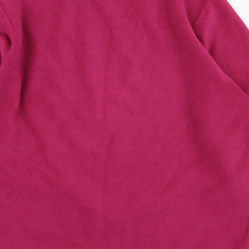 Design Essentials Womens Pink Polyester Pullover Sweatshirt Size XL