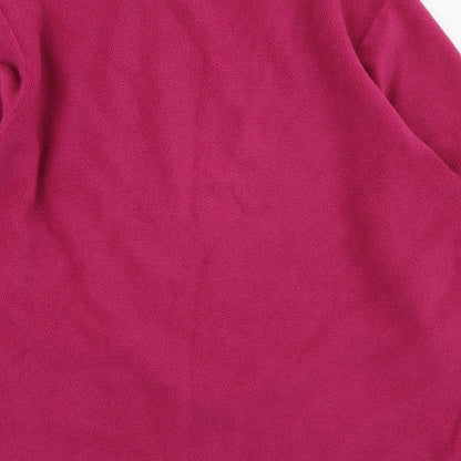 Design Essentials Womens Pink Polyester Pullover Sweatshirt Size XL