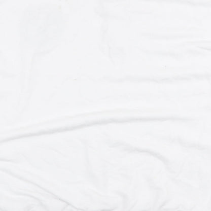 In the Style Womens White Polyester Henley Sweatshirt Size 10 Button - Tournament Champions
