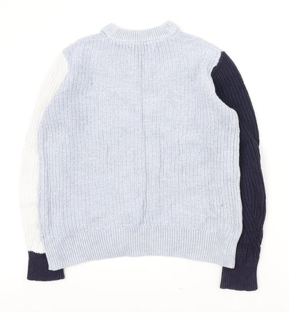 Womens UK Size S Marks and Spencer Blue Pullover Jumper