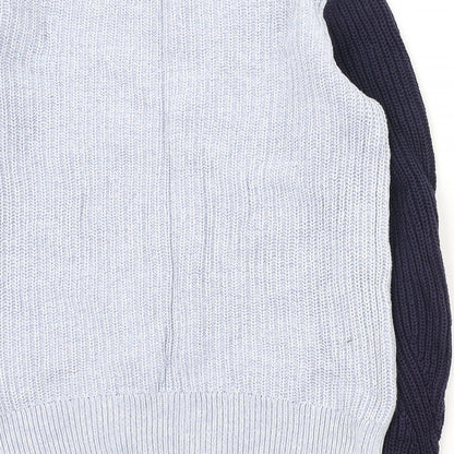 Womens UK Size S Marks and Spencer Blue Pullover Jumper