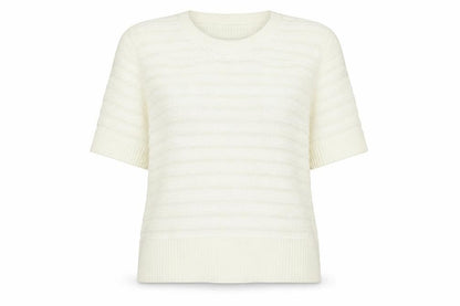 Womens UK Size 22 Marks and Spencer White Pullover Jumper