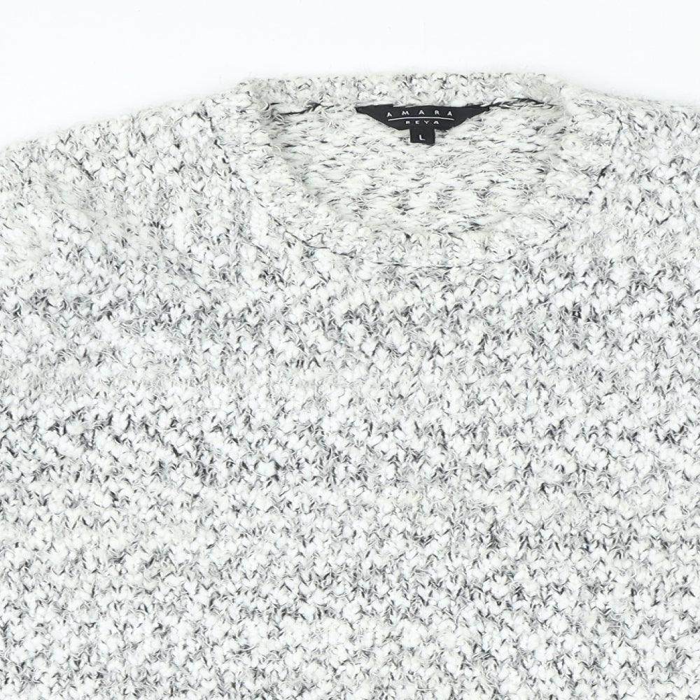 Womens UK Size L Amara Reya Grey Pullover Jumper