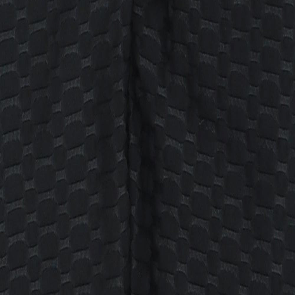 Miso Womens Black Polyester Jogger Leggings Size 10 L27 in