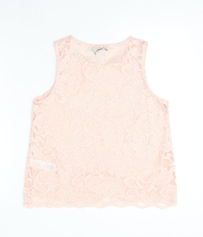 Womens UK Size 10 NewLook Pink Basic Blouse