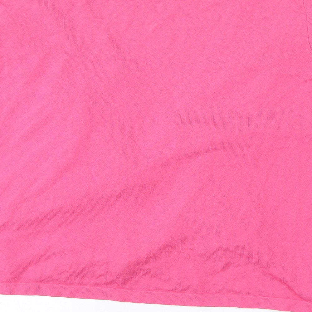 Womens UK Size 10 M&Co Pink Cardigan Jumper