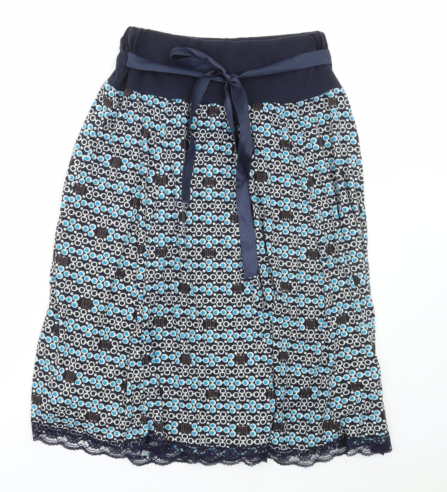 Womens UK Size M Preworn Flare Jersey Skirt