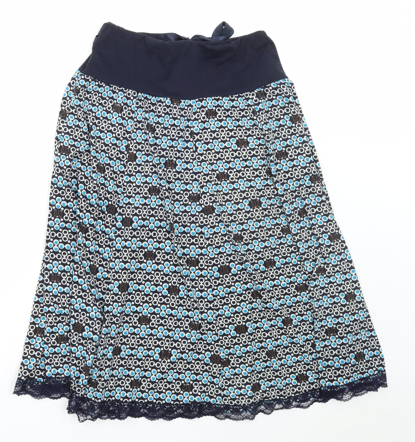 Womens UK Size M Preworn Flare Jersey Skirt