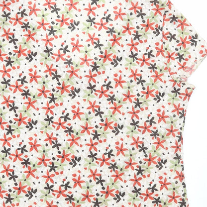 Womens UK Size M Preworn Multicoloured Basic T-Shirt