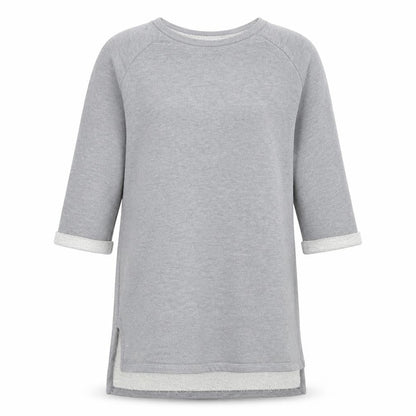 TU Womens Grey Viscose Pullover Sweatshirt Size 8 Pullover