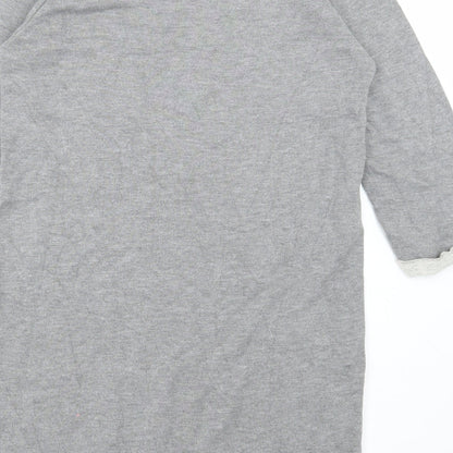 TU Womens Grey Viscose Pullover Sweatshirt Size 8 Pullover