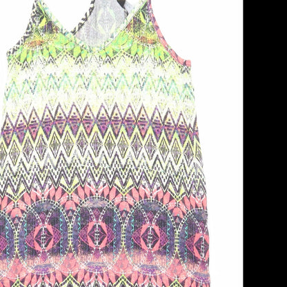 Womens UK Size 12 New Look Multicoloured Tunic Tank