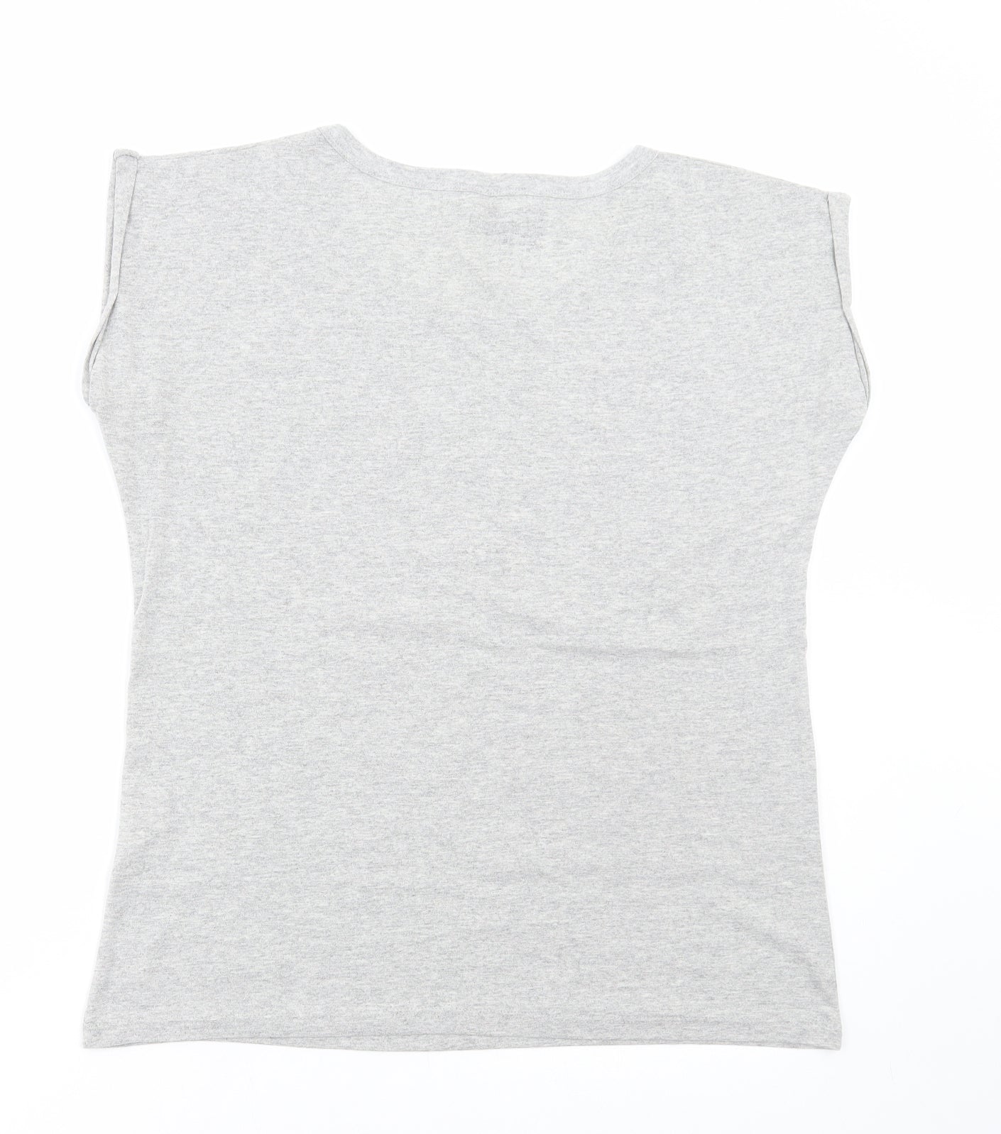 Womens UK Size 16 Atmosphere Grey Basic T-Shirt