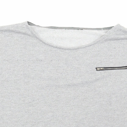 Primark Womens Grey Boat Neck Polyester Pullover Jumper Size L