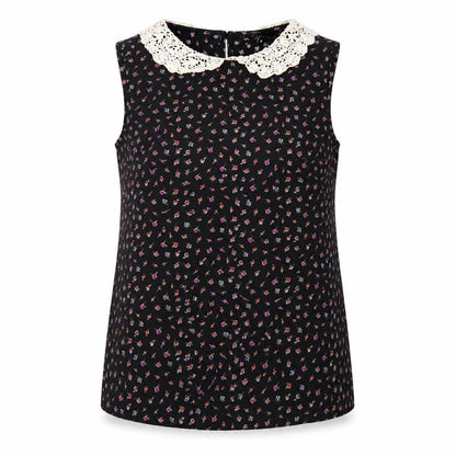 Womens UK Size 8 New Look Black Basic Blouse