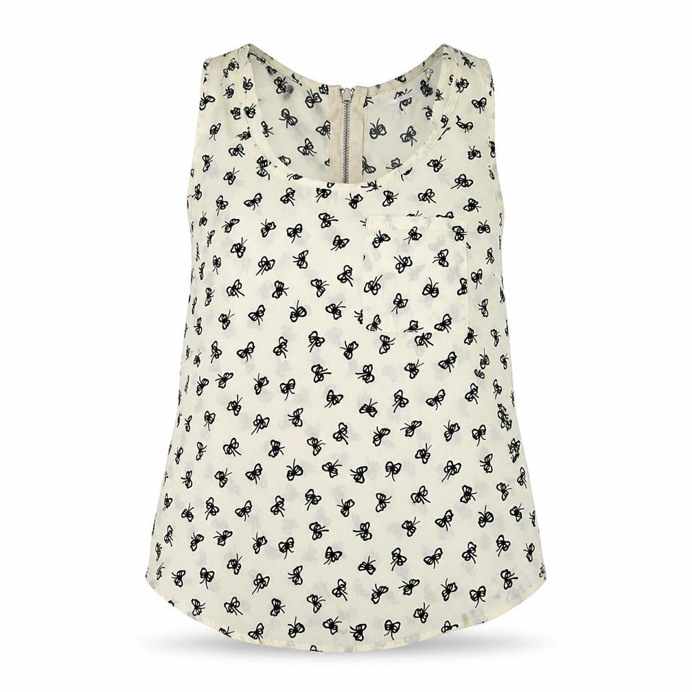 Womens UK Size 8 Glamorous Ivory Basic Tank