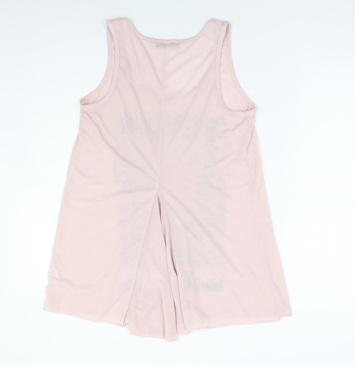 Womens UK Size 12 BHS Pink Basic Tank