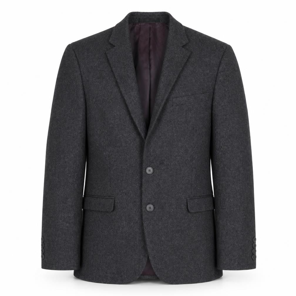Mens UK Size 38 B&W Regular Grey Suit Jacket