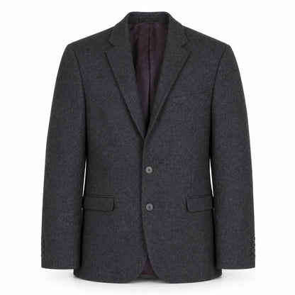 Mens UK Size 38 B&W Regular Grey Suit Jacket