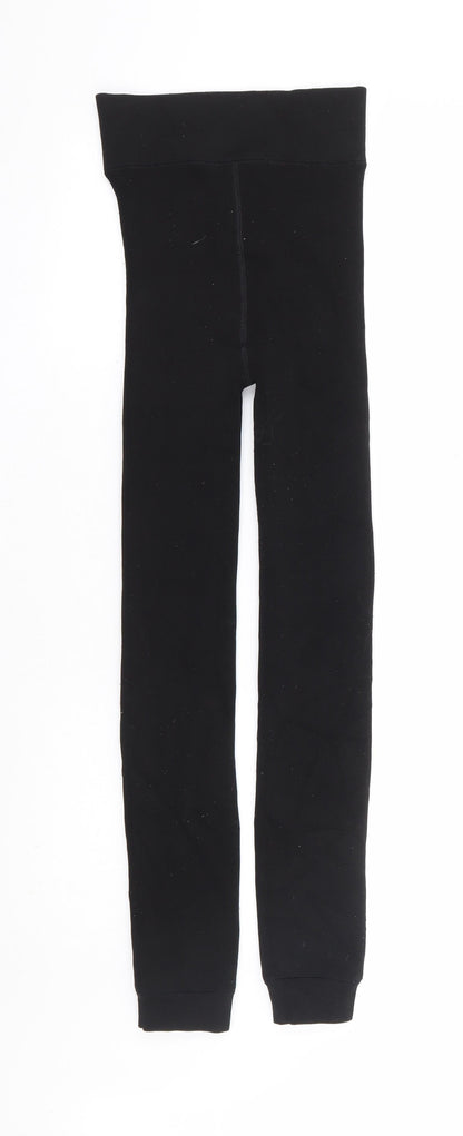 Womens UK Size S Preworn  Jogger Black Leggings