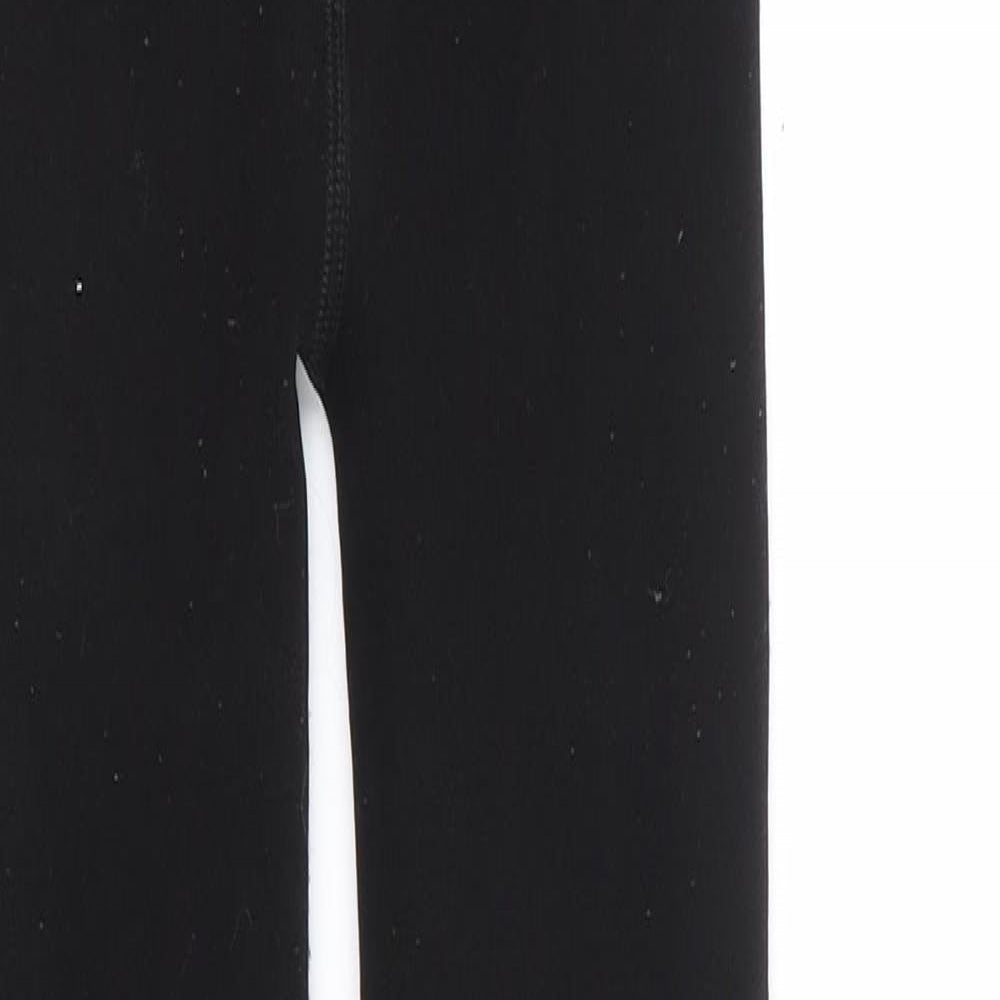 Womens UK Size S Preworn  Jogger Black Leggings