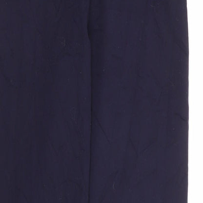 Womens UK Size 4 H&M Regular Fit  Blue Trousers