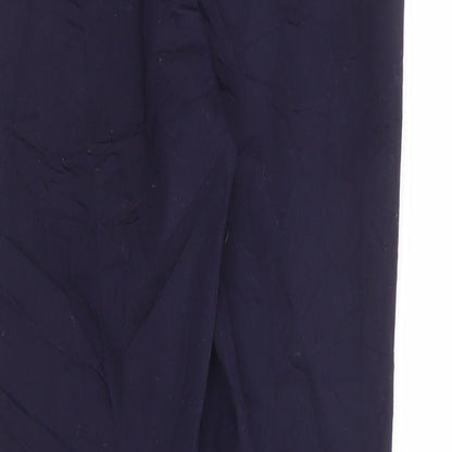 Womens UK Size 4 H&M Regular Fit  Blue Trousers