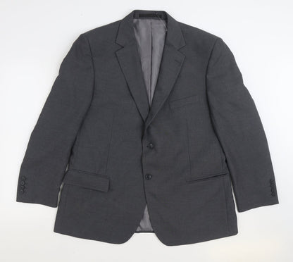Mens UK Size 44 Marks and Spencer Regular Grey Suit Jacket