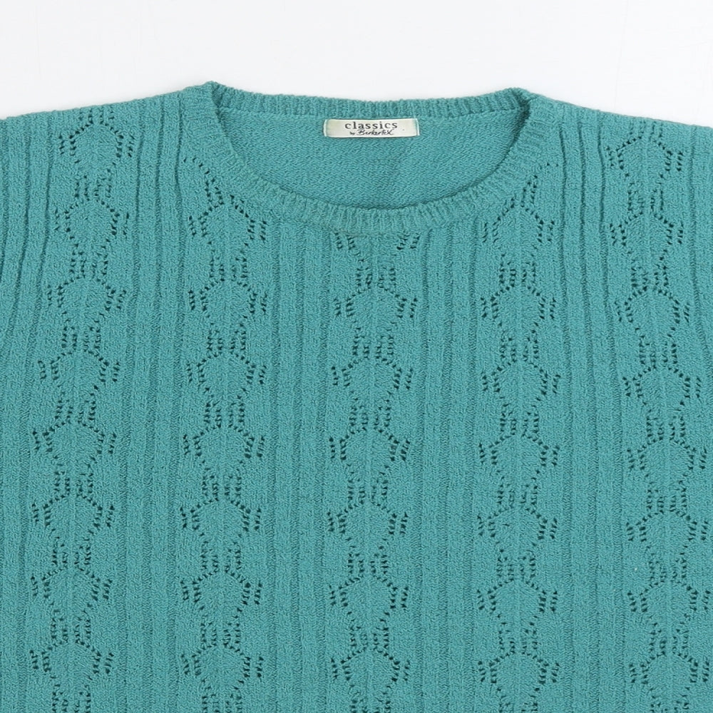 Womens UK Size 18 Berkertex Blue Pullover Jumper