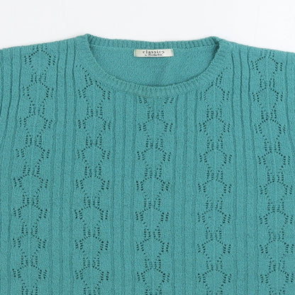 Womens UK Size 18 Berkertex Blue Pullover Jumper