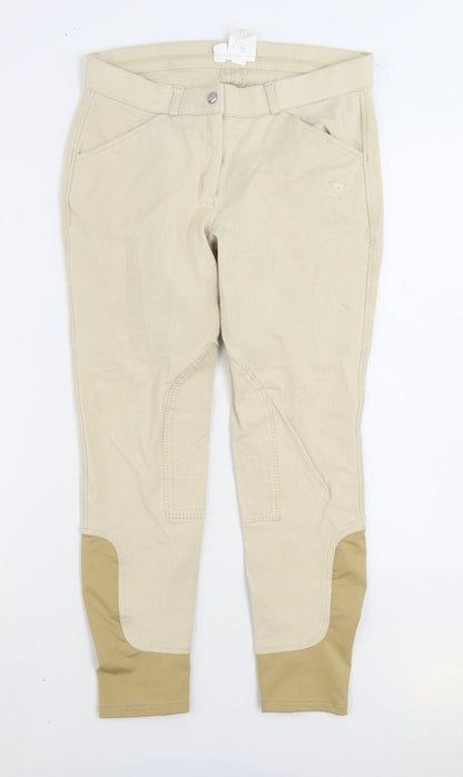 Womens UK Size 30 in W Regular Fit  Beige Trousers