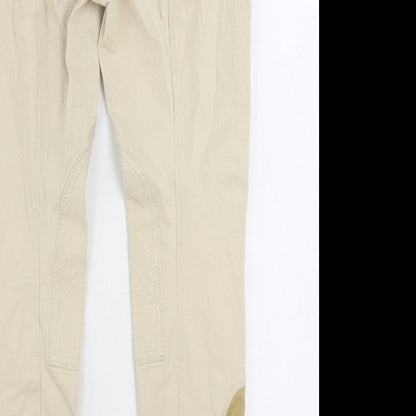Womens UK Size 30 in W Regular Fit  Beige Trousers