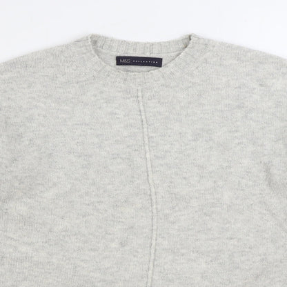 Womens UK Size M Marks and Spencer Grey Pullover Jumper