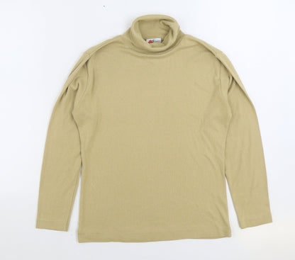 Womens UK Size 14 Poppy Beige Pullover Jumper