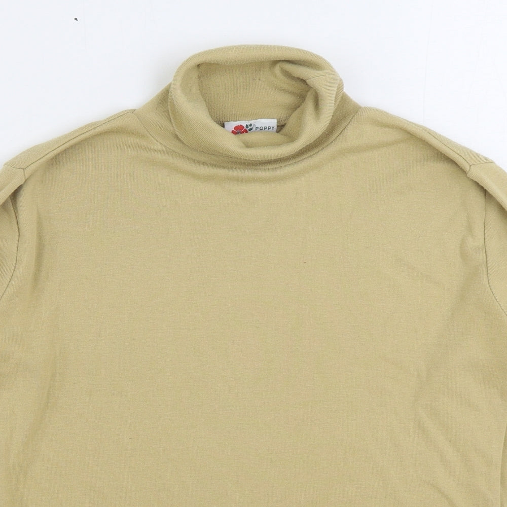 Womens UK Size 14 Poppy Beige Pullover Jumper