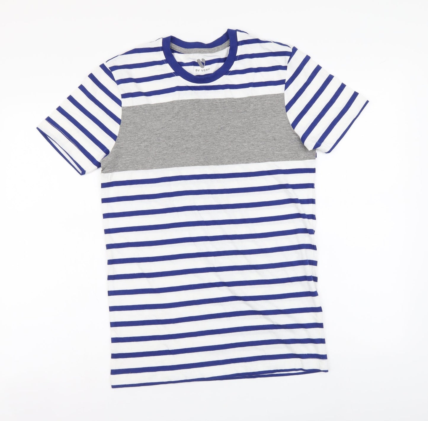 Womens UK Size XS By Very Blue Basic T-Shirt