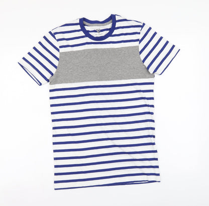 Womens UK Size XS By Very Blue Basic T-Shirt
